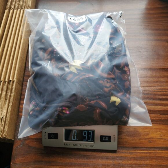 Free People Top Large Black Floral Boho Whimsigoth Dark Cottagecore Fairy Grunge - Picture 8 of 8